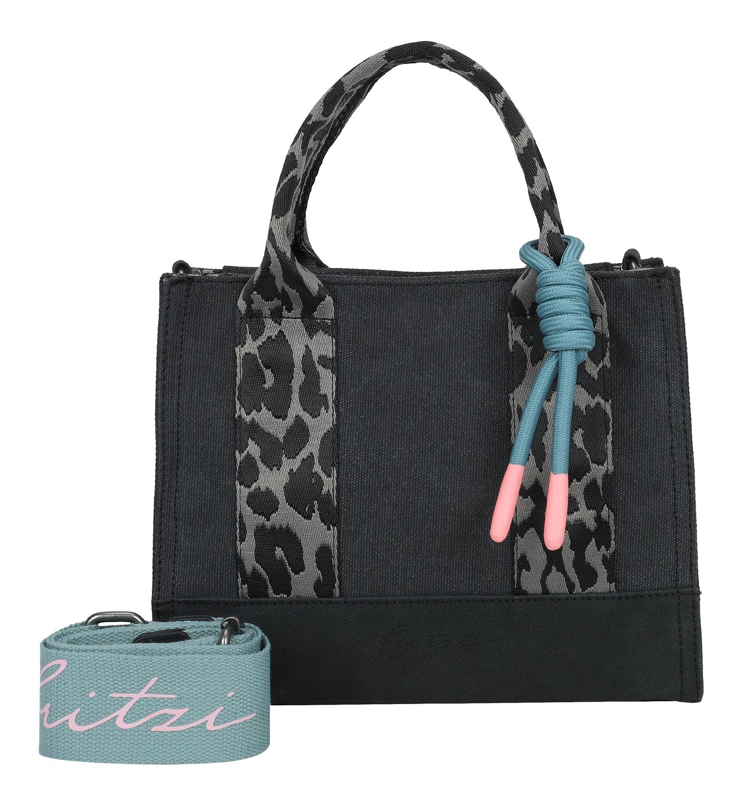Fritzi aus Preußen Izzy09 Crossbody Limited Happy Leo Black