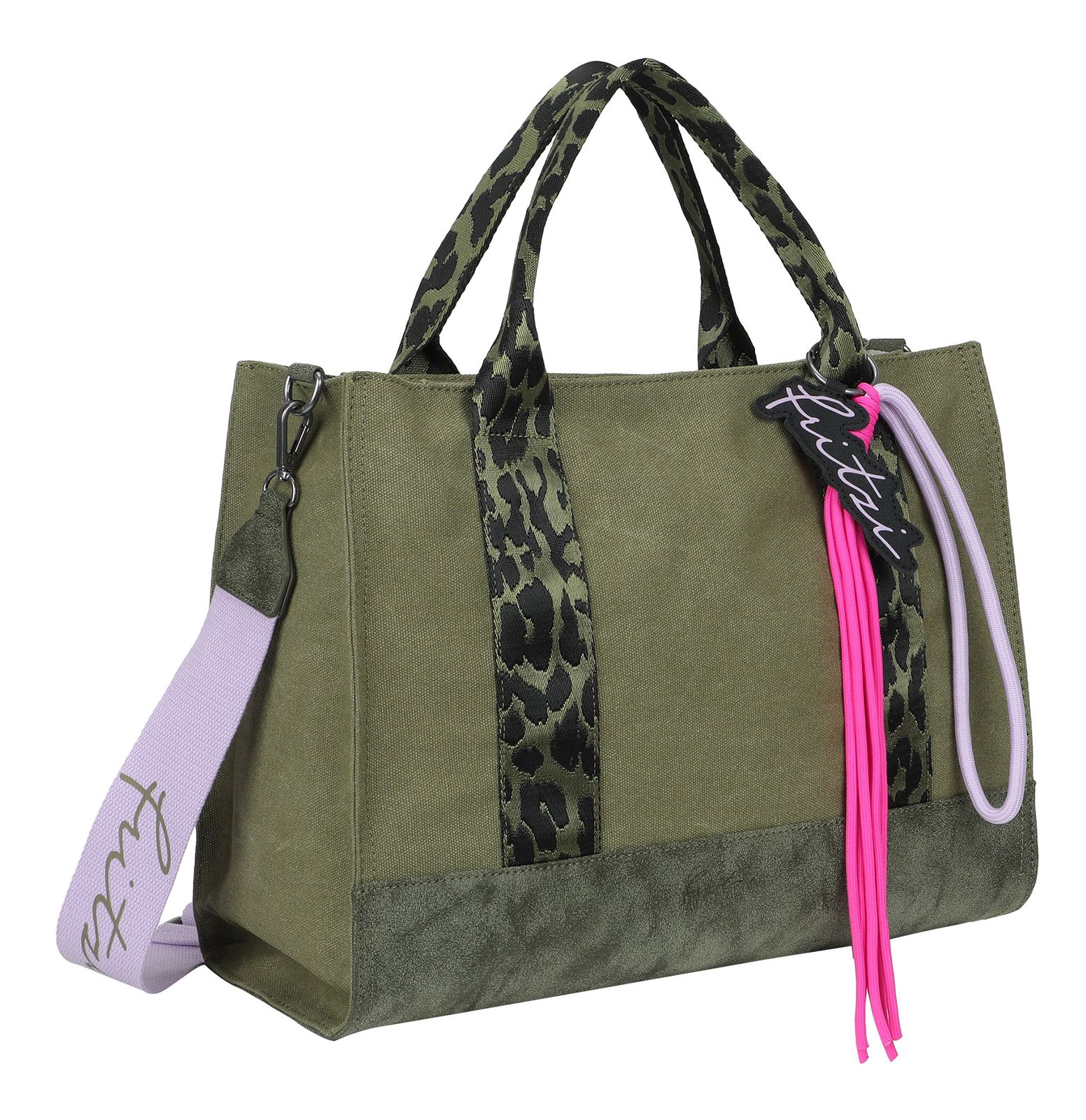 Fritzi aus Preußen Tote Bag Limited Happy Leo Olive Fritzi aus Preußen Tote Bag Limited Happy Leo Olive