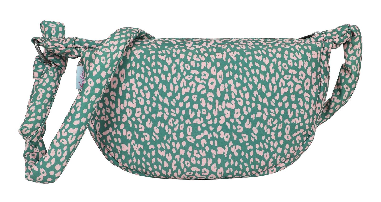 Fritzi aus Preußen Tonnje Banana Crossbody Cheetah Green Rose