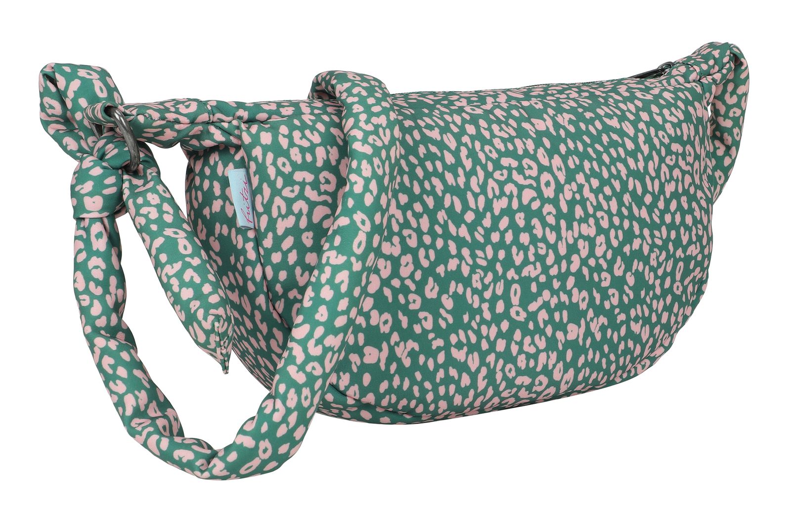 Fritzi aus Preußen Tonnje Banana Crossbody Cheetah Green Rose Fritzi aus Preußen Tonnje Banana Crossbody Cheetah Green Rose