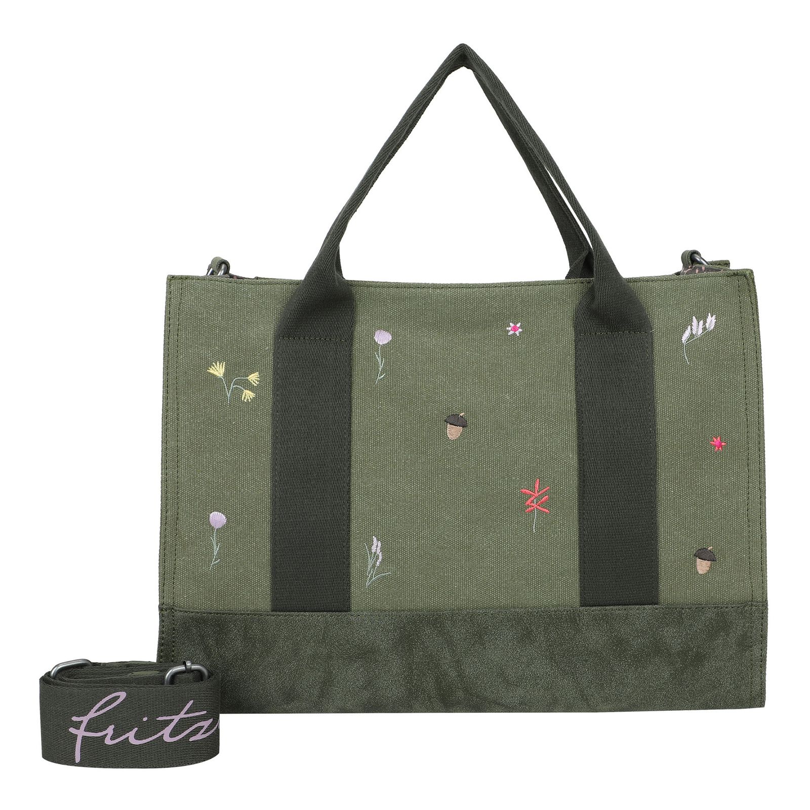 Fritzi aus Preußen Canvas Tote Bag Limited Embro Bloom Jungly