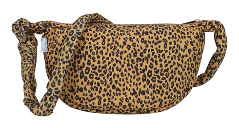 Fritzi aus Preußen Tonnje Banana Crossbody Cheetah Mustard Black