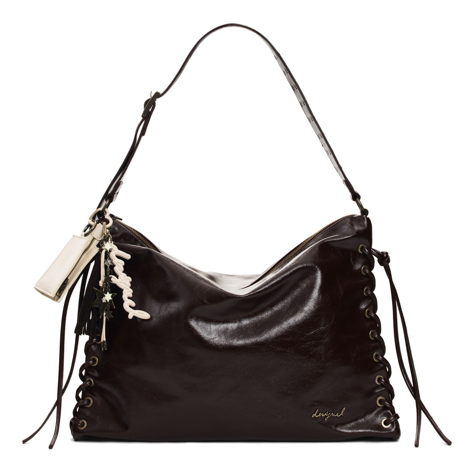 Desigual Galaxy Leiria Shoulder Bag Chocolate