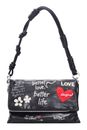 Desigual Wow Murano Crossbody Bag Black Desigual Wow Murano Crossbody Bag Black