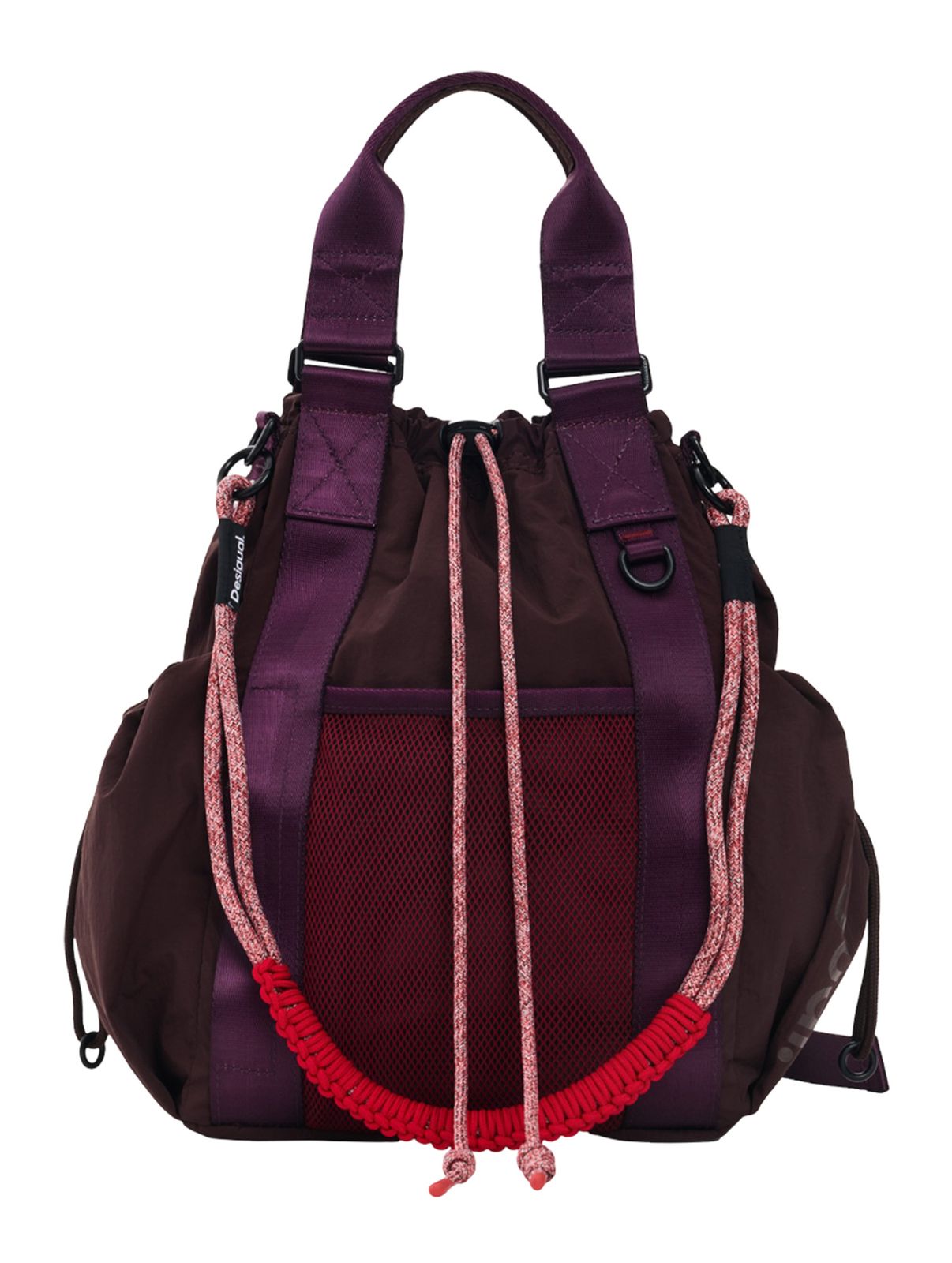 Desigual Tannith Globe Backpack M Rot
