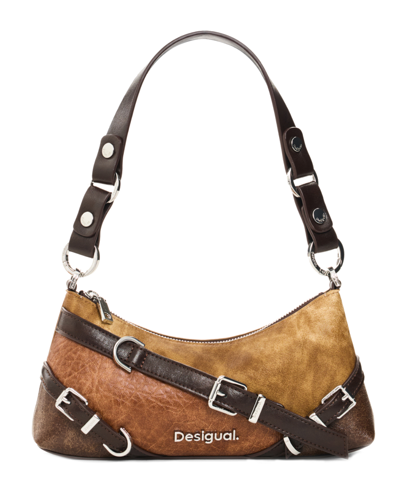 Desigual Aurea Savai Crossbody Bag Chocolate