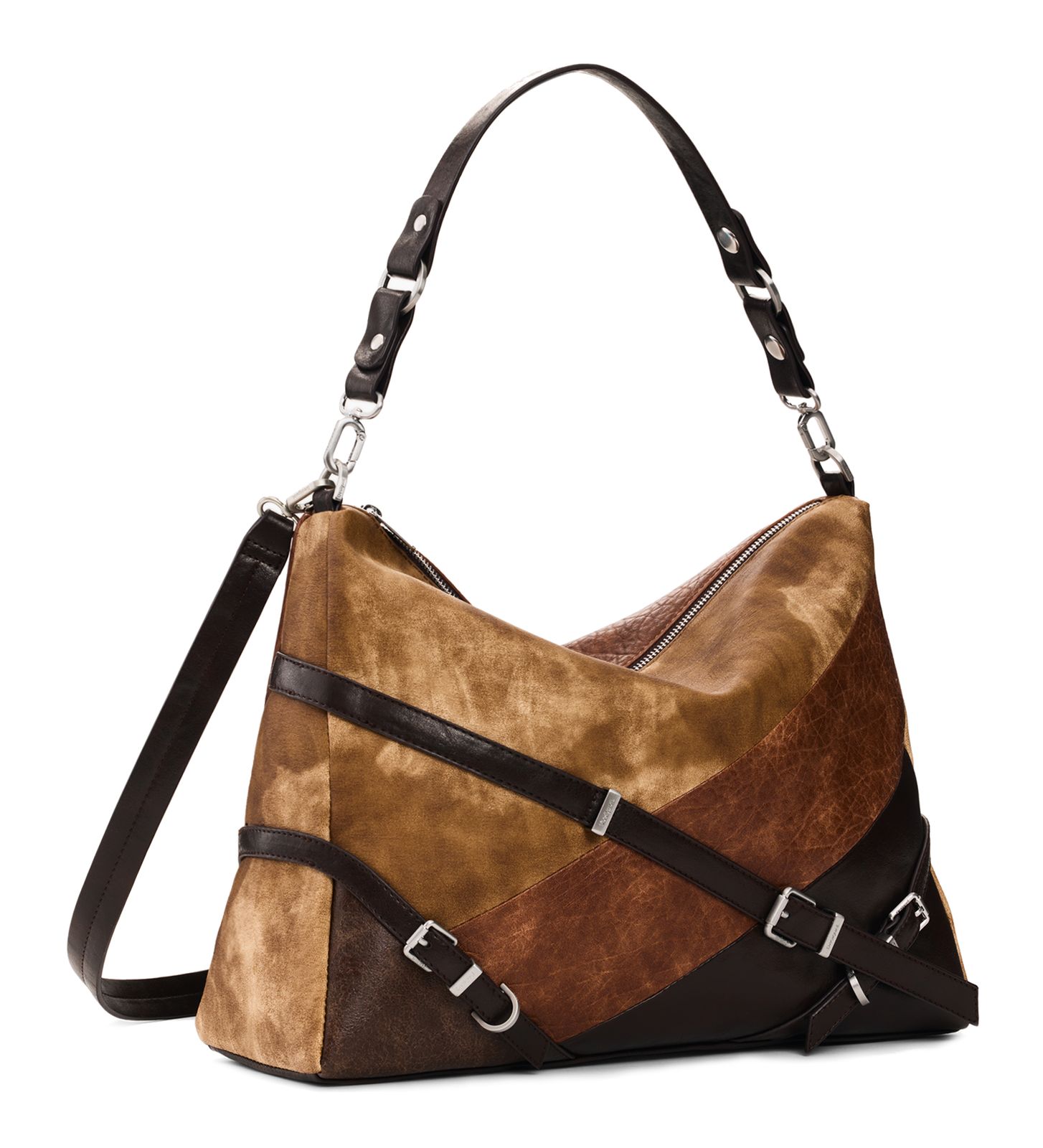 Desigual Aurea Liendo Shoulder Bag Chocolate Desigual Aurea Liendo Shoulder Bag Chocolate