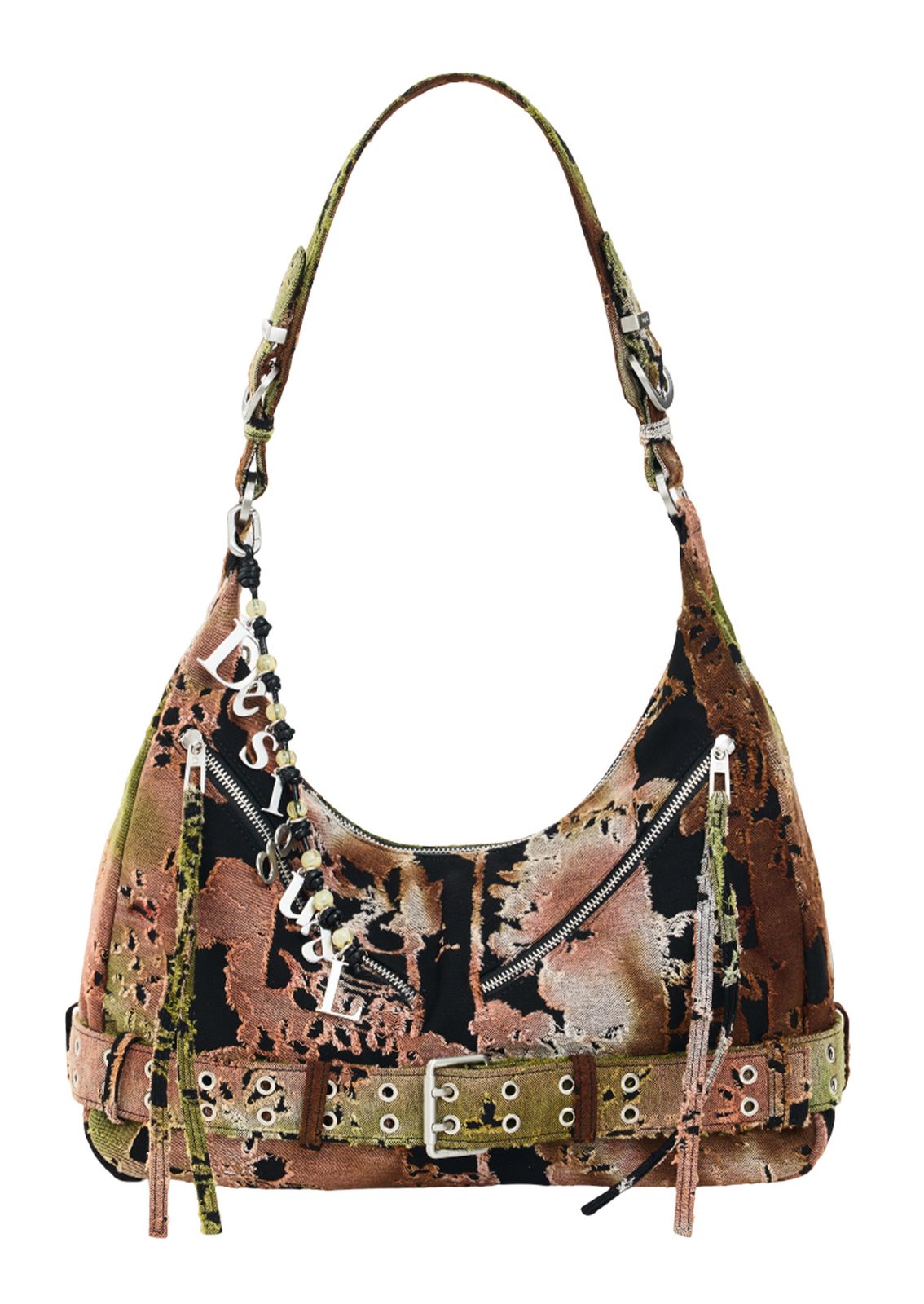 Desigual Galerna Heaven Fabric Shoulder Bag Tutti Fruti