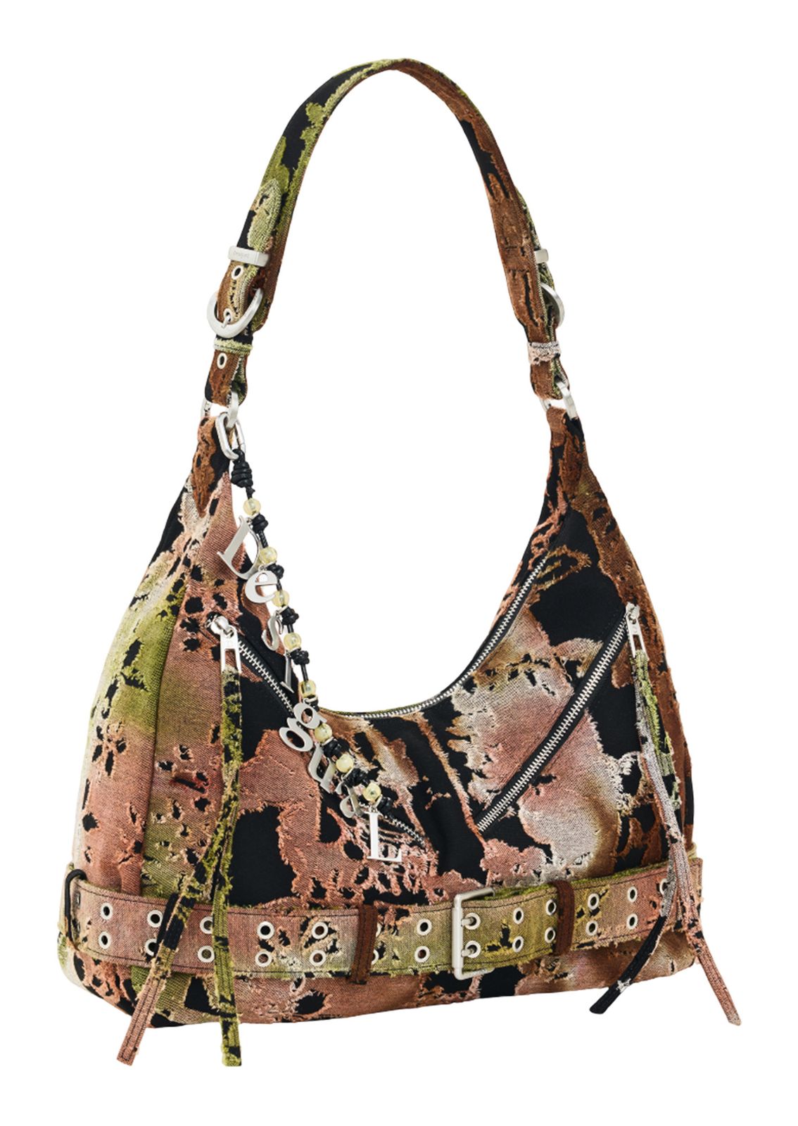 Desigual Galerna Heaven Fabric Shoulder Bag Tutti Fruti Desigual Galerna Heaven Fabric Shoulder Bag Tutti Fruti