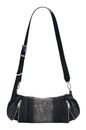 Desigual Half Logo Crossbody Bag Denim Dark Grey