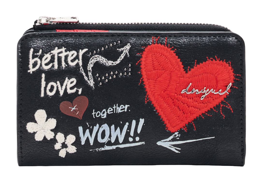Desigual Mone Wow Emma Wallet M Black