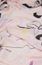 Desigual Fou Fabric Rectangle Foulard Beige Crude Desigual Fou Fabric Rectangle Foulard Beige Crude