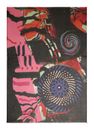 Desigual Foul Fabric Rectangle Foulard Tutti Fruti