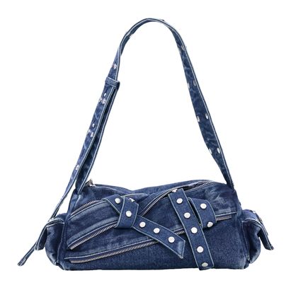 Desigual Centella Denim Shoulder Bag Denim Medium Wash