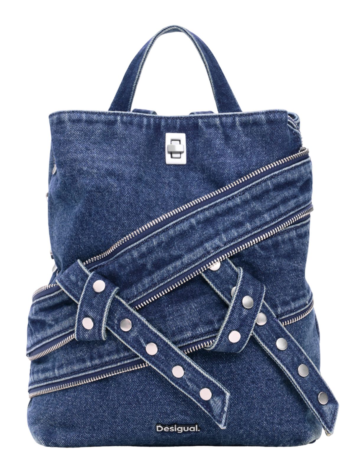 Desigual Centella Denim Backpack Mini Blau