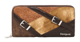 Desigual Mone Aurea Fiona Long Wallet Chocolate