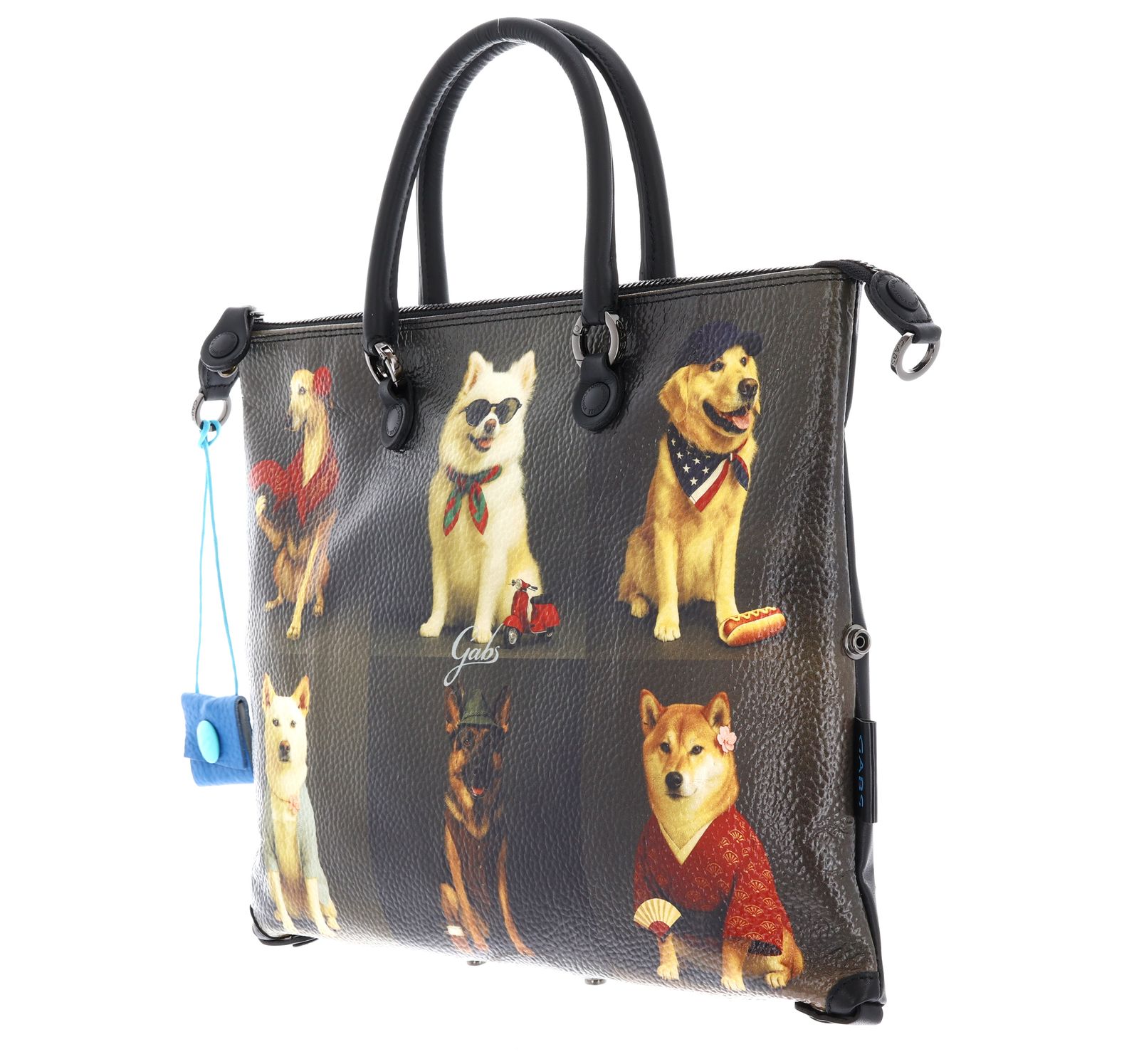 Gabs G3 Plus Hand Bag M Worldwide Dogs Grey Gabs G3 Plus Hand Bag M Worldwide Dogs Grey
