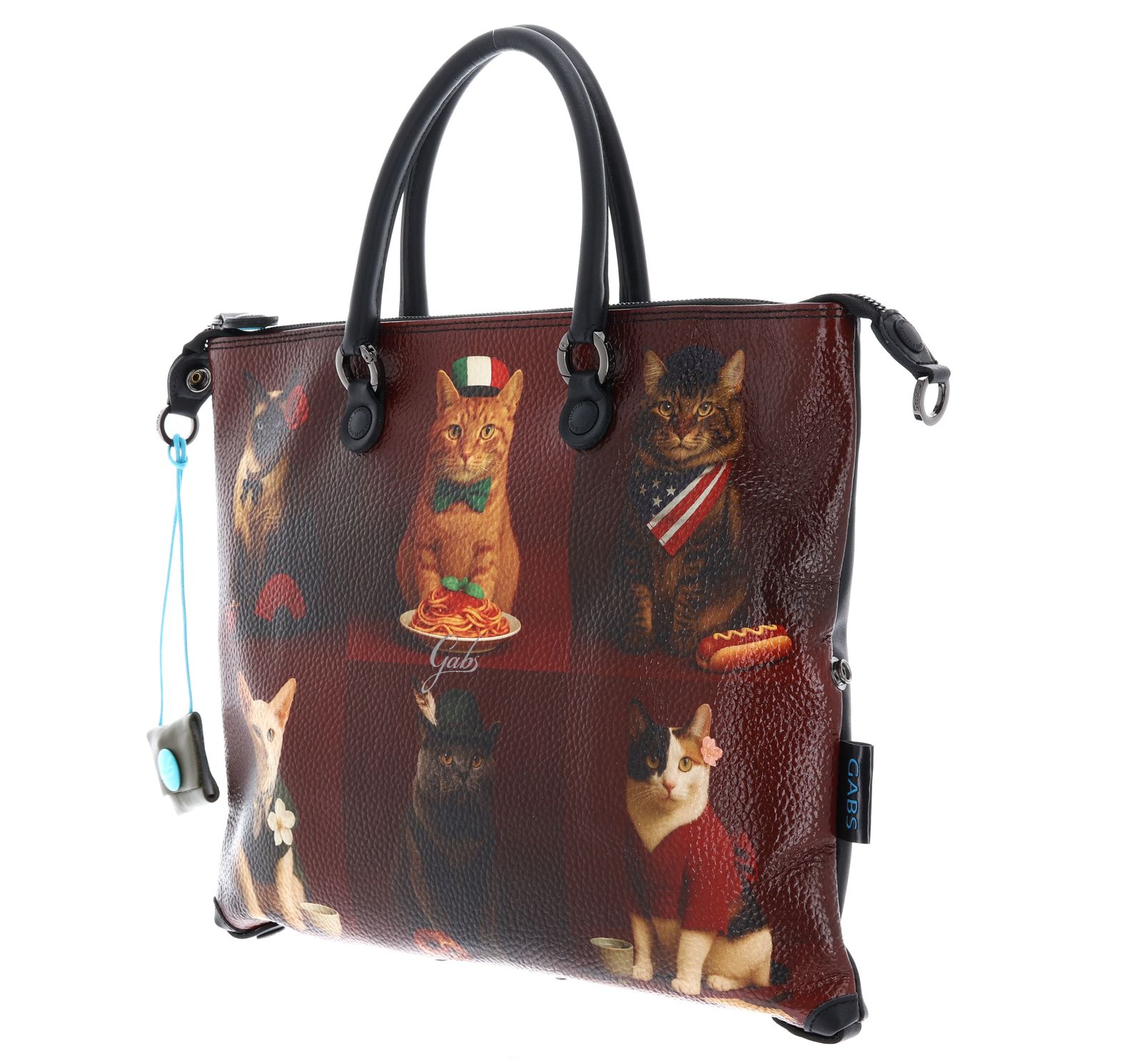 Gabs G3 Plus Hand Bag M Worldwide Cats Red Gabs G3 Plus Hand Bag M Worldwide Cats Red