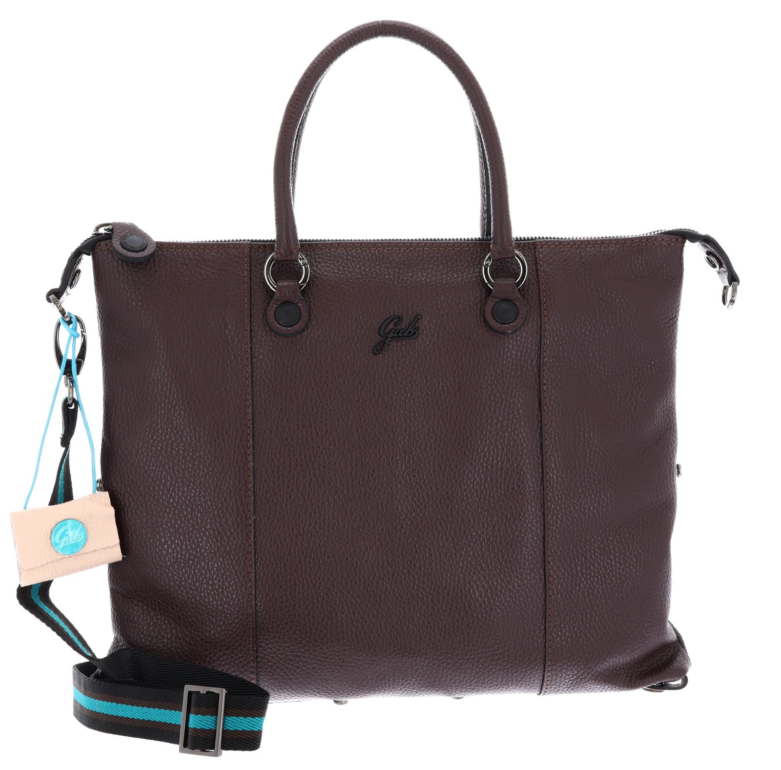 Gabs G3 Plus TG Bull Black Shoulder Bag M Moka