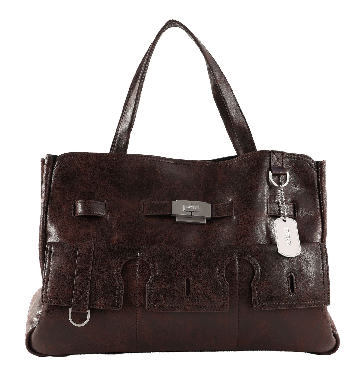 DKNY Bryar Satchel L Coffee Bean