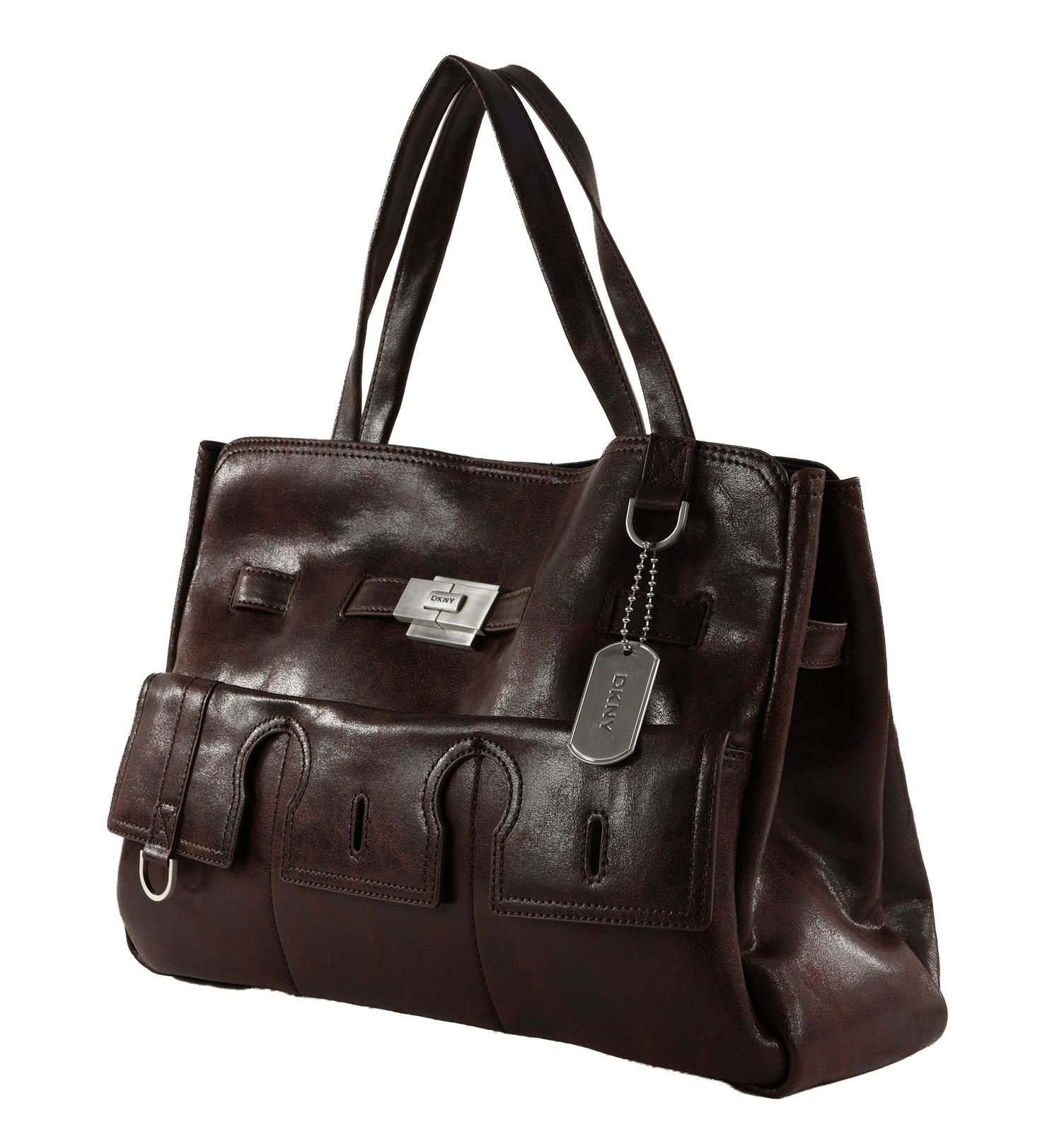 DKNY Bryar Satchel L Coffee Bean DKNY Bryar Satchel L Coffee Bean
