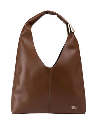 REPLAY Hobo Bag Brown REPLAY Hobo Bag Brown