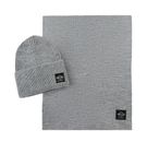 REPLAY Beanie + Scarf Grey Melange