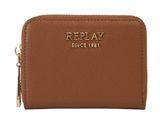 REPLAY Zip Around Wallet Tan