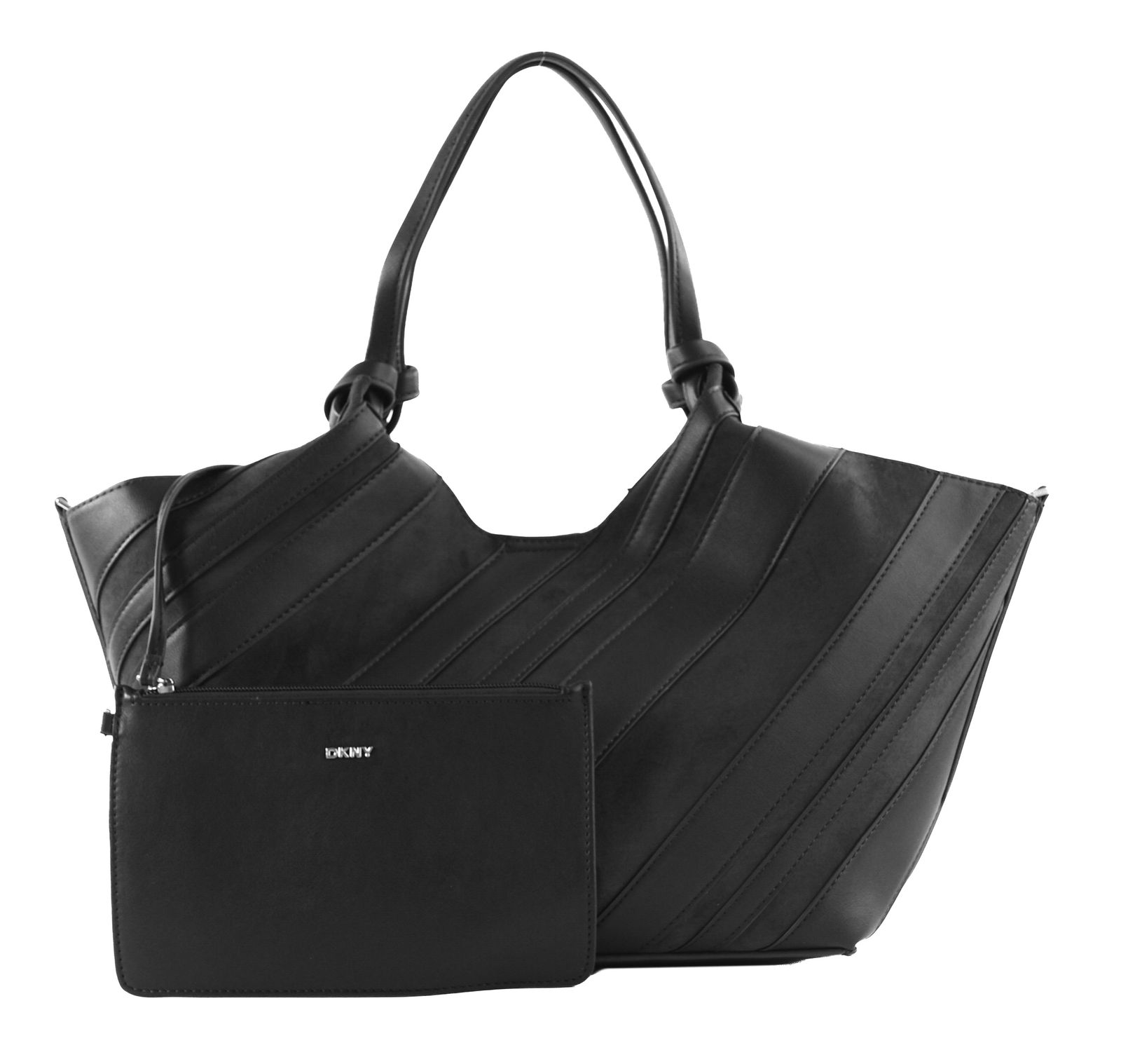 DKNY Paula Tote Bag M Black / Silver