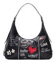 Desigual Wow Heaven Maxi Shoulder Bag Black