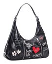 Desigual Wow Heaven Maxi Shoulder Bag Black