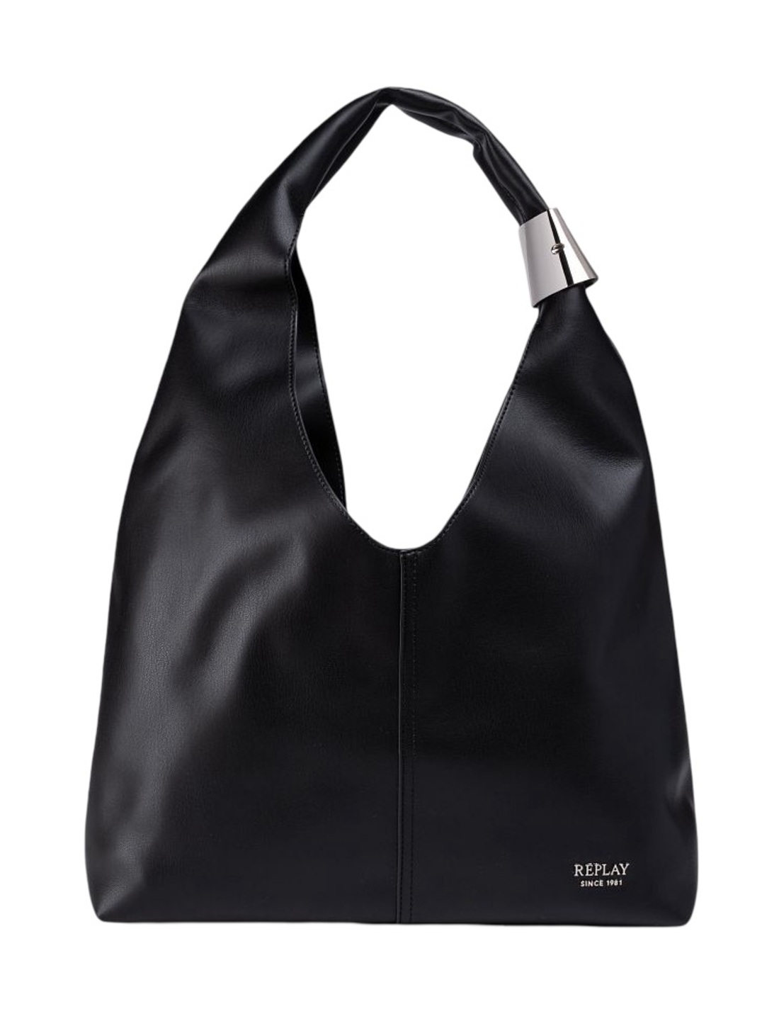 REPLAY Hobo Bag Black REPLAY Hobo Bag Black