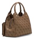 GUESS Lorella Logo Girlfriend Tote S Latte Logo