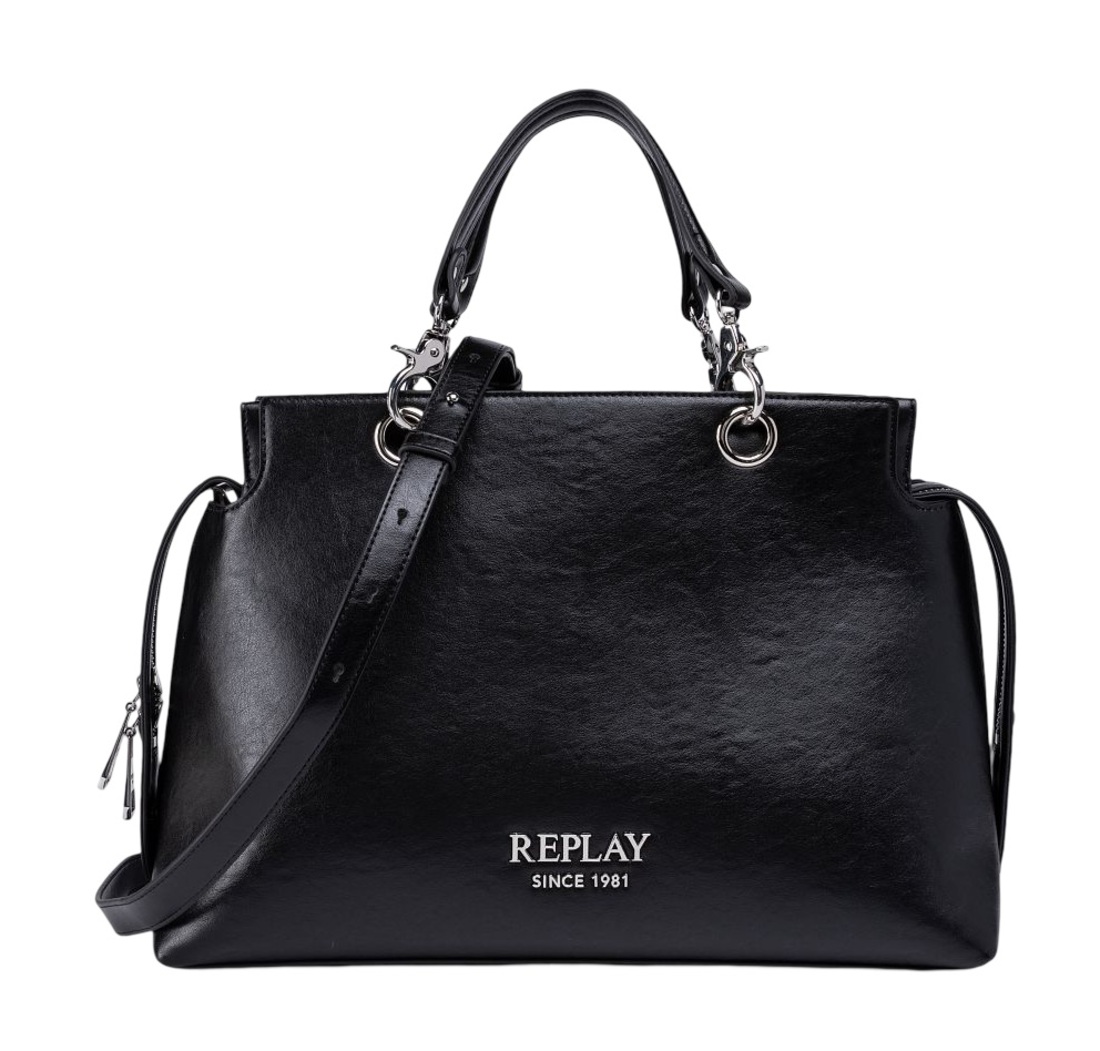 REPLAY Hand Bag Black