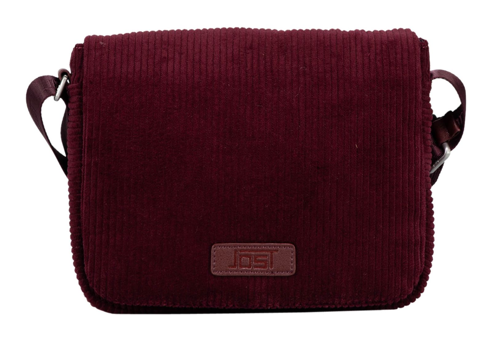 JOST Cord Shoulder Bag Burgundy