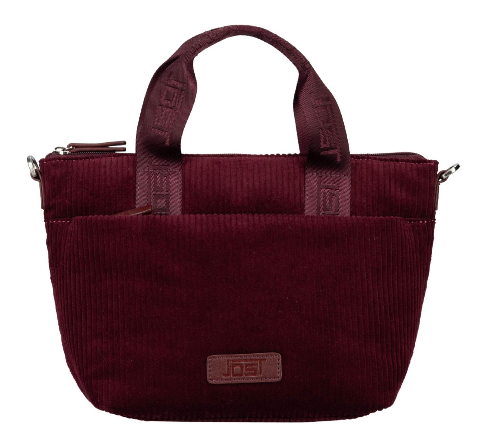JOST Cord Hobo Bag Burgundy