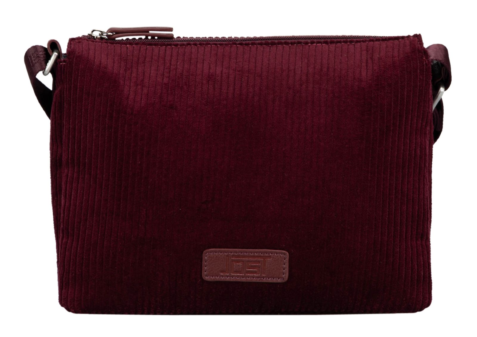 JOST Cord Shoulder Bag Burgundy