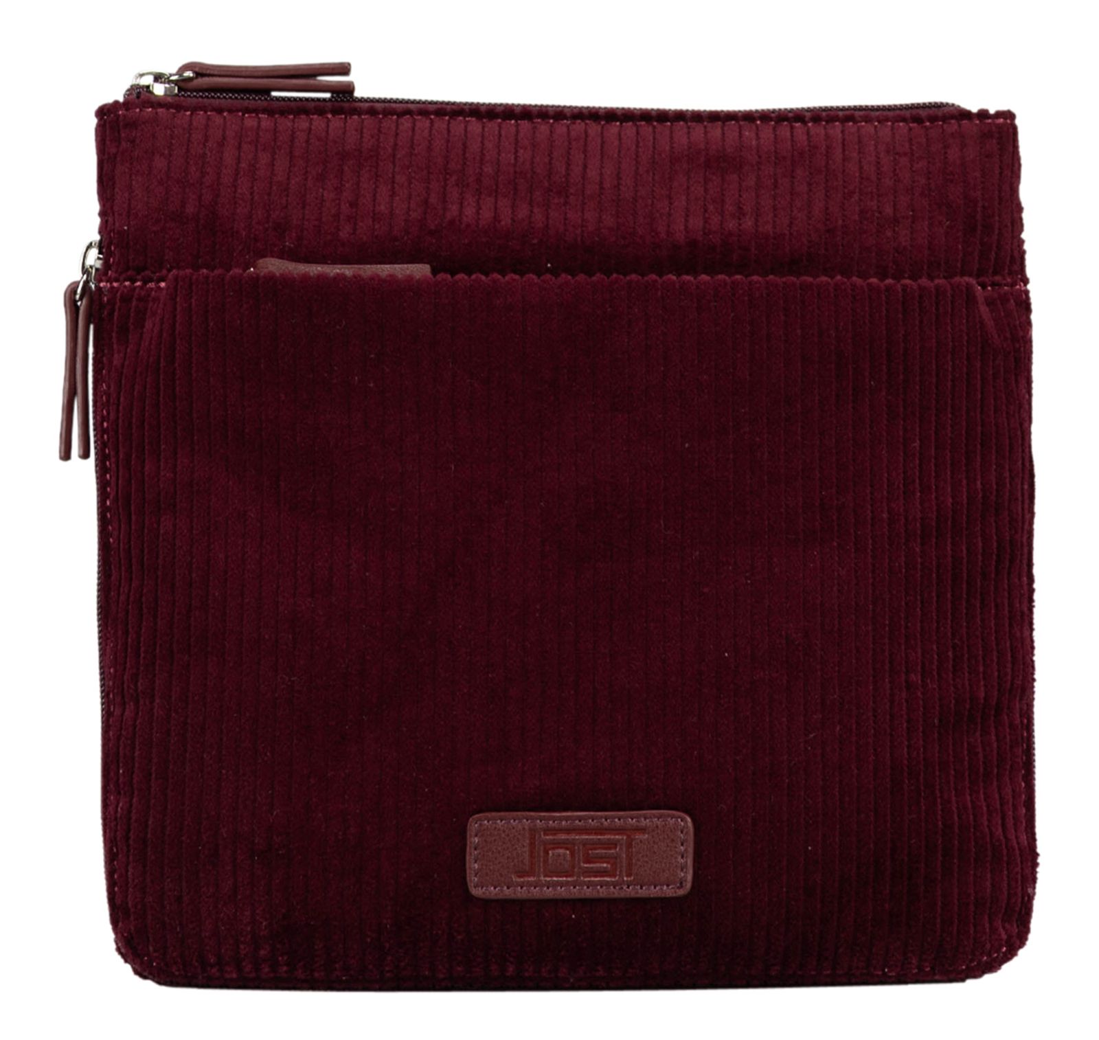 JOST Cord Shoulder Bag Burgundy