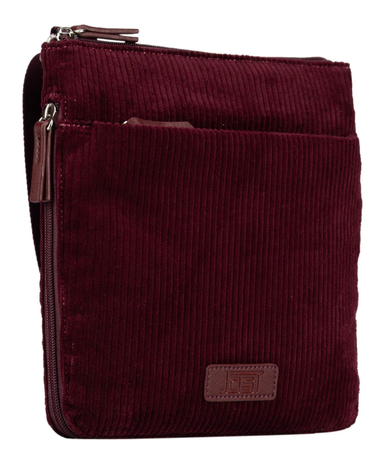 JOST Cord Shoulder Bag Burgundy JOST Cord Shoulder Bag Burgundy