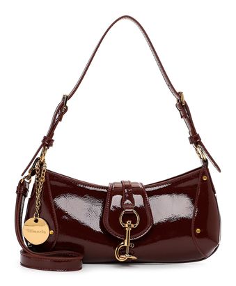 Tamaris Marina Patent Shoulder Bag S Wine