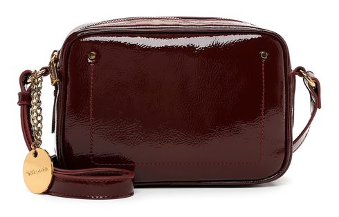 Tamaris Marina Patent Crossbody Bag M Wine