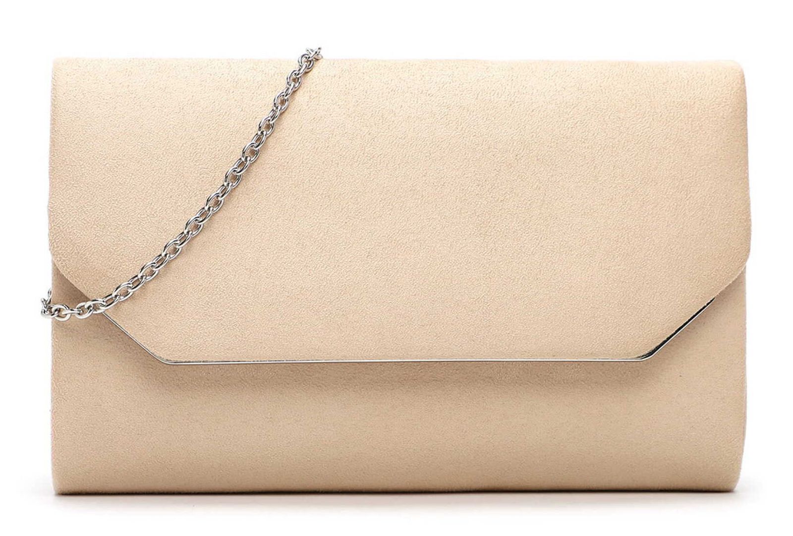 Tamaris Amalia Suede Clutch Beige