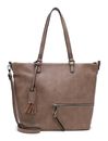 Tamaris Nele Shopper Darktaupe Tamaris Nele Shopper Darktaupe