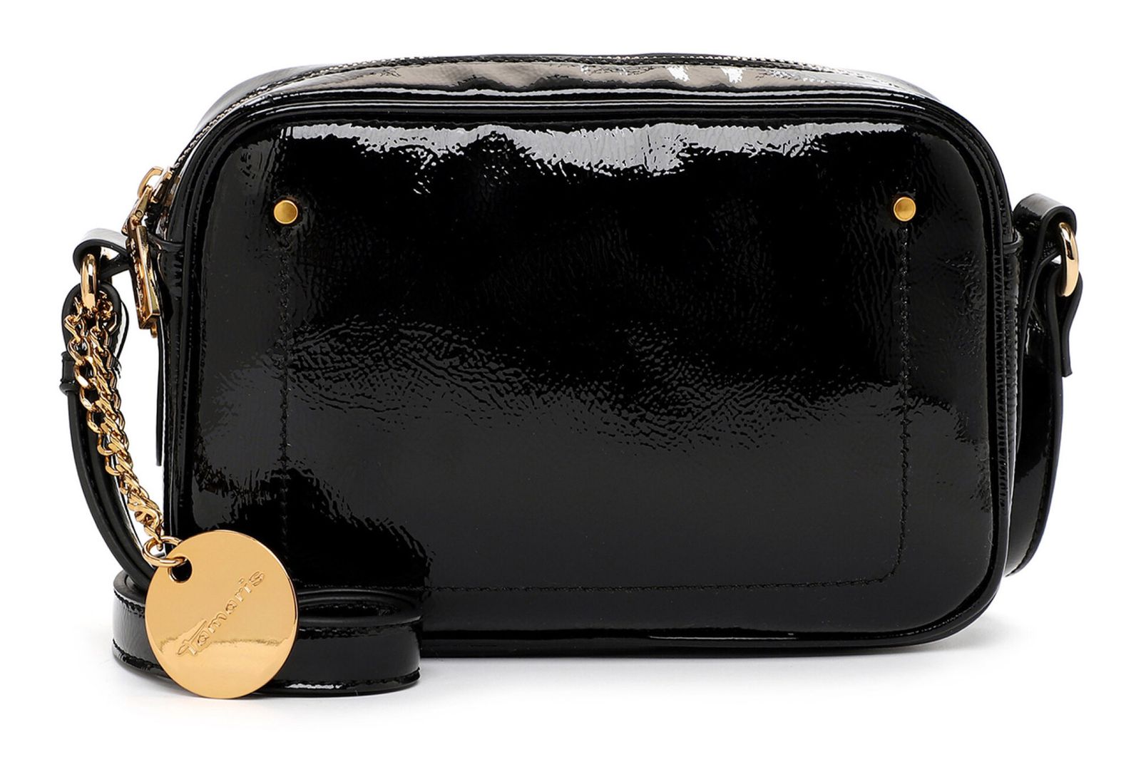 Tamaris Marina Patent Crossbody Bag M Black