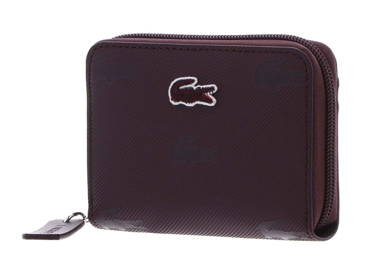 LACOSTE Zip Coin Wallet Oxalis
