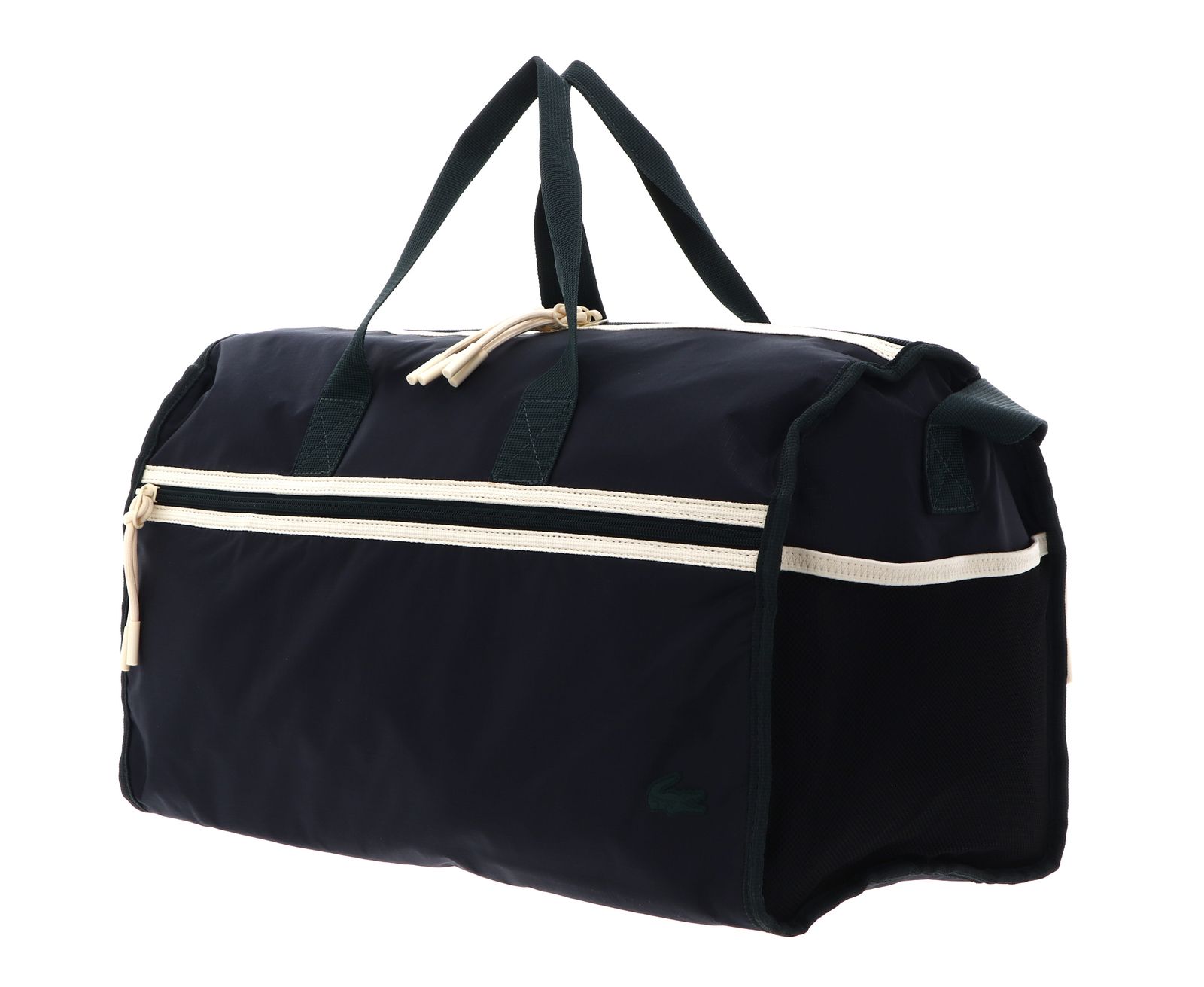 LACOSTE Duffle Bag Abimes Sinople Naturel LACOSTE Duffle Bag Abimes Sinople Naturel