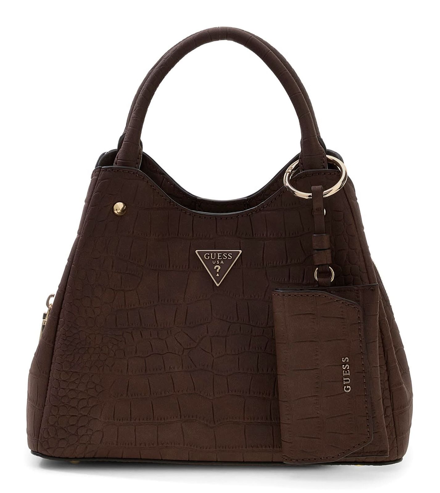 GUESS Lorella Logo Girlfriend Tote S Espresso GUESS Lorella Logo Girlfriend Tote S Espresso