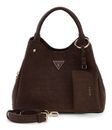 GUESS Lorella Logo Girlfriend Tote S Espresso GUESS Lorella Logo Girlfriend Tote S Espresso