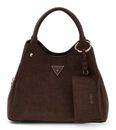 GUESS Lorella Logo Girlfriend Tote S Espresso GUESS Lorella Logo Girlfriend Tote S Espresso