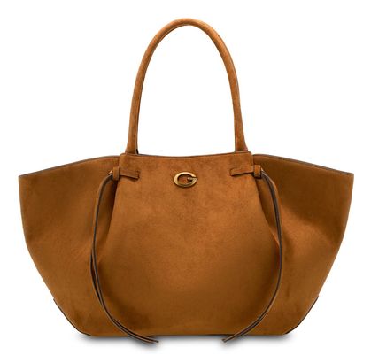 GUESS Allegra Girlfriend Tote Cognac